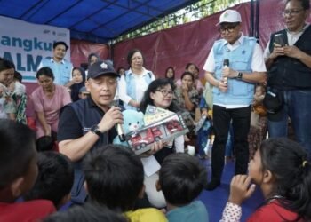 PTPN IV PalmCo Pulihkan Trauma Korban Banjir Melalui Pondok Rangkul di Sumut