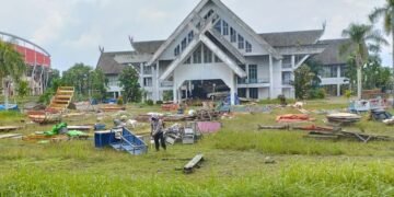 LSM Pertanyakan Rencana Kegiatan Pelaku Usaha Di Halaman GOS Kota Baru