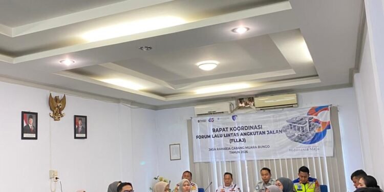 Jasa Raharja Muara Bungo Gelar Rapat Koordinasi Forum Lalu Lintas dan Angkutan Jalan