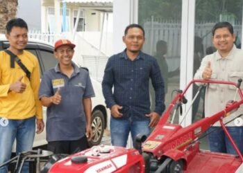 DPRD Kota Jambi Dukung Petani Talang Gulo dengan Hand Tractor Rotary di Momentum Harganas