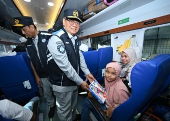 Jasa Raharja Berangkatkan Ribuan Pemudik dari Stasiun Pasar Senen Jakarta melalui Program Mudik Gratis BUMN 2026