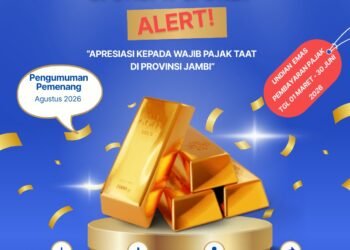 Apresiasi   Kepatuhan   Masyarakat,   Pembina   Samsat   Provinsi   Jambi  Luncurkan Program Undian “Kilau Emas Samsat Jambi 2026”