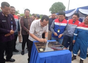 Bupati Muaro Jambi Resmikan Jembatan Camp Topo, Wujud Sinergi dengan Pertamina