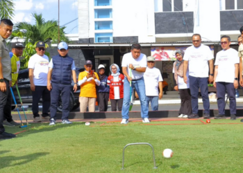 Gateball Gubernur Cup: Stroke Pembuka Al Haris Nyalakan Semangat 105 Atlet di Lapangan PUPR Jambi