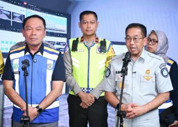 Jasa Raharja Perkuat Sinergi Pengamanan Arus Balik Idulfitri 2026 Lewat Pemantauan Bersama di Command Center KM 29