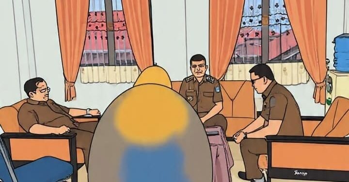 Cegah Berita Hoax Dugaan Perselingkuhan, Oknum Kades dan Bidan Luruskan Informasi Yang Beredar