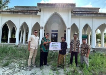 PTPN IV Bangun Tempat Wudhu dan Toilet untuk Jamaah Masjid Baiturrahman di Talang Merindu