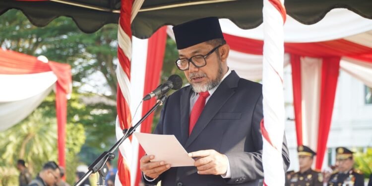 Sekda Sudirman Pimpin Upacara Harkitnas 2026, Tekankan Perjuangan Digital Generasi Muda