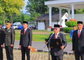 Ketua DPRD Muaro Jambi Bacakan Teks di HARLAH PANCASILA