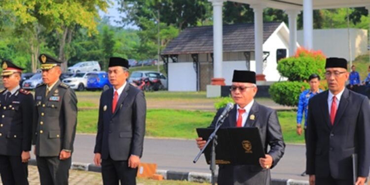 Ketua DPRD Muaro Jambi Bacakan Teks di HARLAH PANCASILA