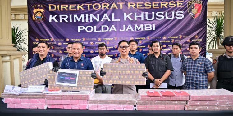 Ditreskrimsus Polda Jambi Ungkap Pembobolan Bank Jambi Rp144,82 Miliar, Tiga Tersangka Diamankan