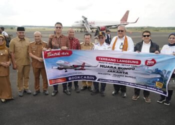 Jakarta–Muara Bungo Terhubung, Batik Air Terbang Perdana, Gubernur Al Haris: Ini Kunci Pemerataan