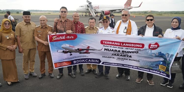 Jakarta–Muara Bungo Terhubung, Batik Air Terbang Perdana, Gubernur Al Haris: Ini Kunci Pemerataan