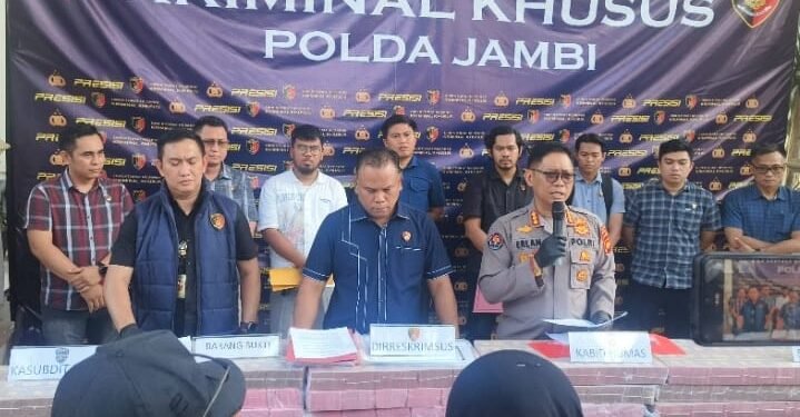 Polda Jambi Ungkap Jaringan Pembobol Bank Jambi Rp144,82 Miliar