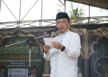 Gubernur Al Haris Hadiri Pengajian Umum dan Berikan Dukungan Pembangunan Pesantren
