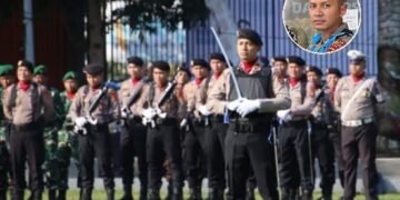 Jadi Komandan Upacara HUT Bhayangkara ke – 80, Kapolsek Pelayangan Tampil Mengesankan