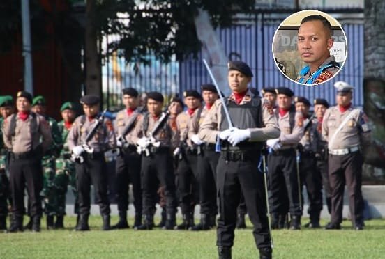 Jadi Komandan Upacara HUT Bhayangkara ke – 80, Kapolsek Pelayangan Tampil Mengesankan