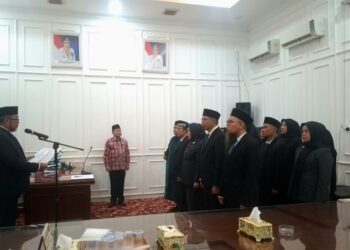 Sekda Sudirman Lantik 13 Pejabat Fungsional Pemprov Jambi