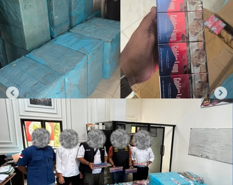 Bea Cukai Jambi Terima Pelimpahan 499.200 Batang Rokok Ilegal dari Polres Kerinci