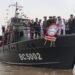 Bea Cukai Jambi Gelar Upacara HUT RI ke-81 di Atas Kapal di Sungai Pengabuan, Tanjab Barat