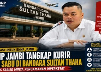 Ketua DPRD Kota Jambi Apresiasi BNNP Gagalkan Penyelundupan Sabu di Bandara Sultan Thaha